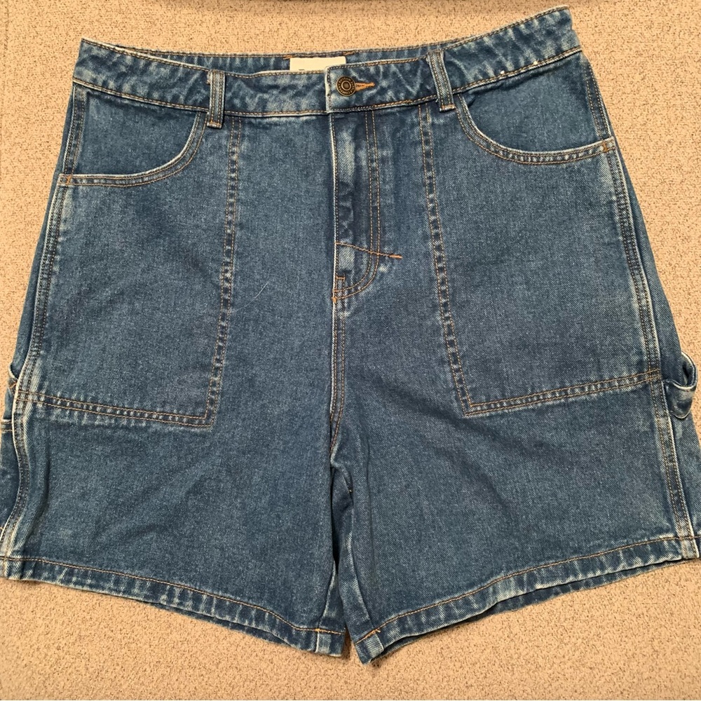 Rhythm Blue Jean Patch Pocket Carpenter Shorts - image 6